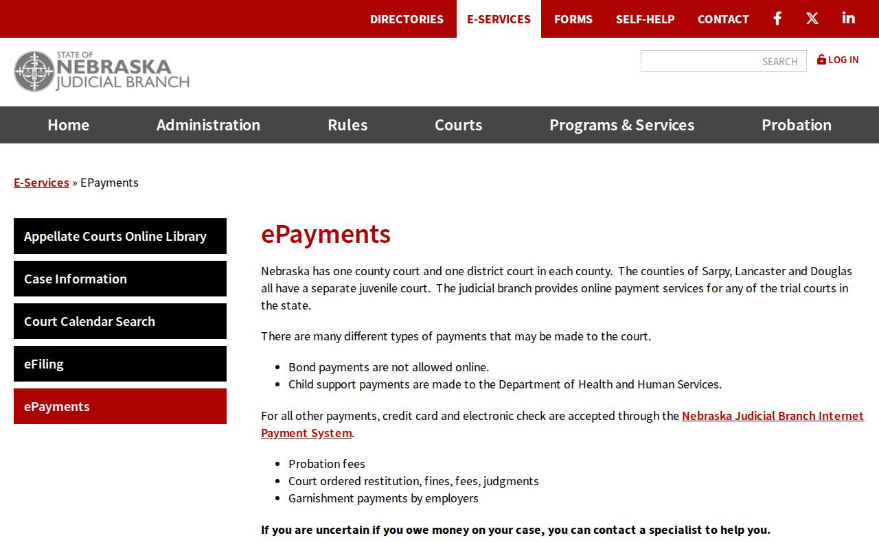 Hamilton County traffic court ePayment information for eligible citation records